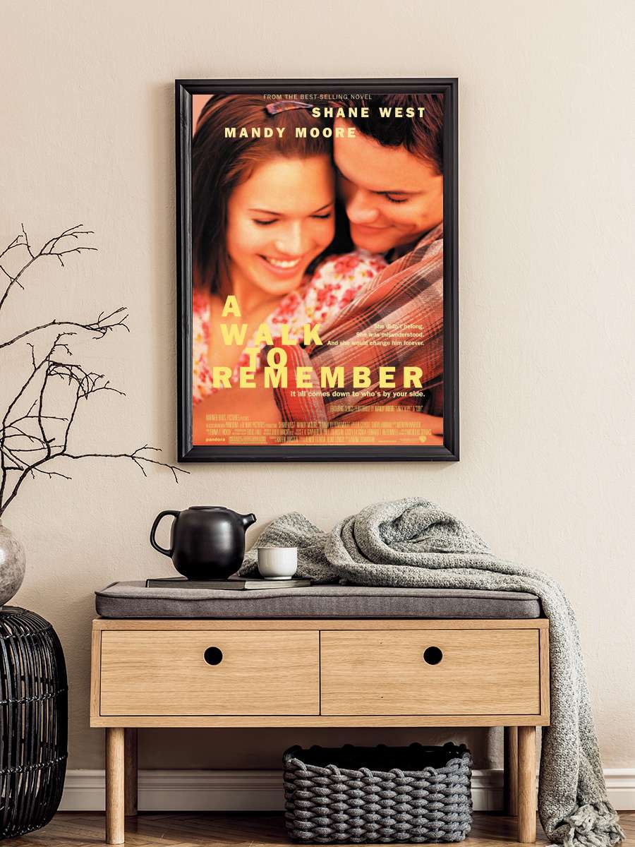 Uzaktaki Anılar - A Walk to Remember Film Tablo Siyah Çerçeveli Film Poster Afiş Tablo