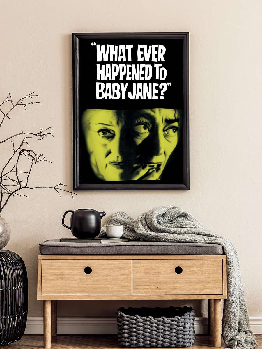 Küçük Bebeğe Ne Oldu? - What Ever Happened to Baby Jane? Film Tablo Siyah Çerçeveli Film Poster Afiş Tablo