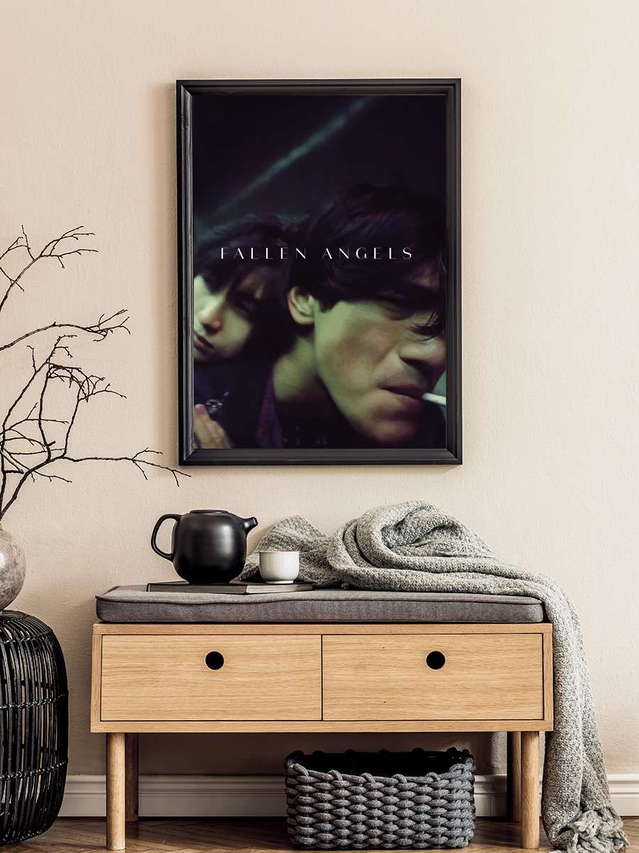 Düşkün Melekler - 墮落天使 Film Tablo Siyah Çerçeveli Film Poster Afiş Tablo