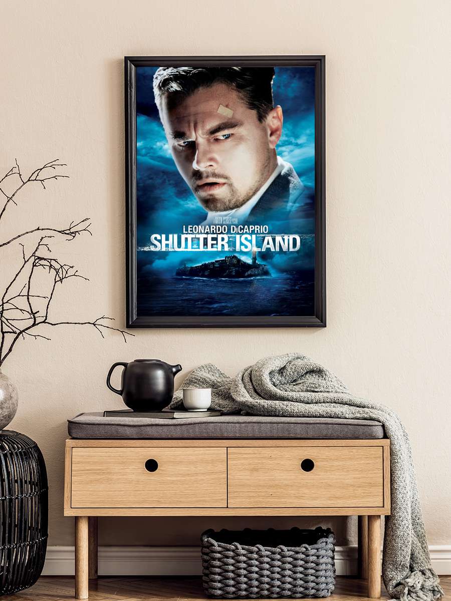 Zindan Adası - Shutter Island Film Tablo Siyah Çerçeveli Film Poster Afiş Tablo