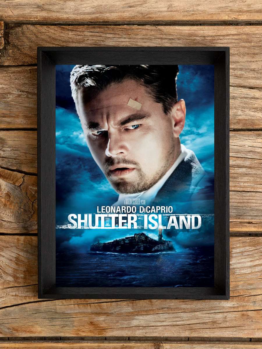 Zindan Adası - Shutter Island Film Tablo Siyah Çerçeveli Film Poster Afiş Tablo