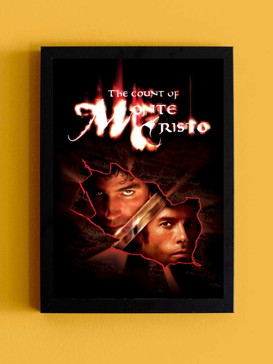 Monte Kristo Kontu - The Count of Monte Cristo Film Tablo Siyah Çerçeveli Film Poster Afiş Tablo