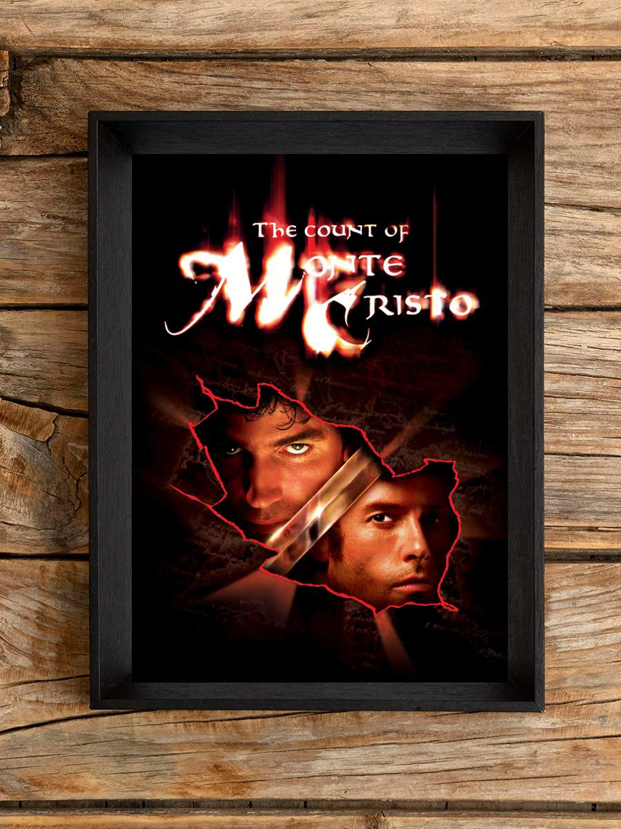 Monte Kristo Kontu - The Count of Monte Cristo Film Tablo Siyah Çerçeveli Film Poster Afiş Tablo