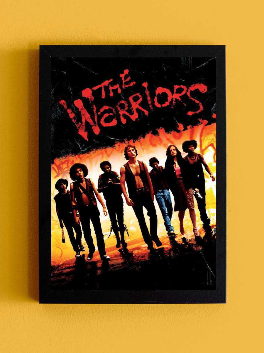 Savaşçılar - The Warriors Film Tablo Siyah Çerçeveli Film Poster Afiş Tablo