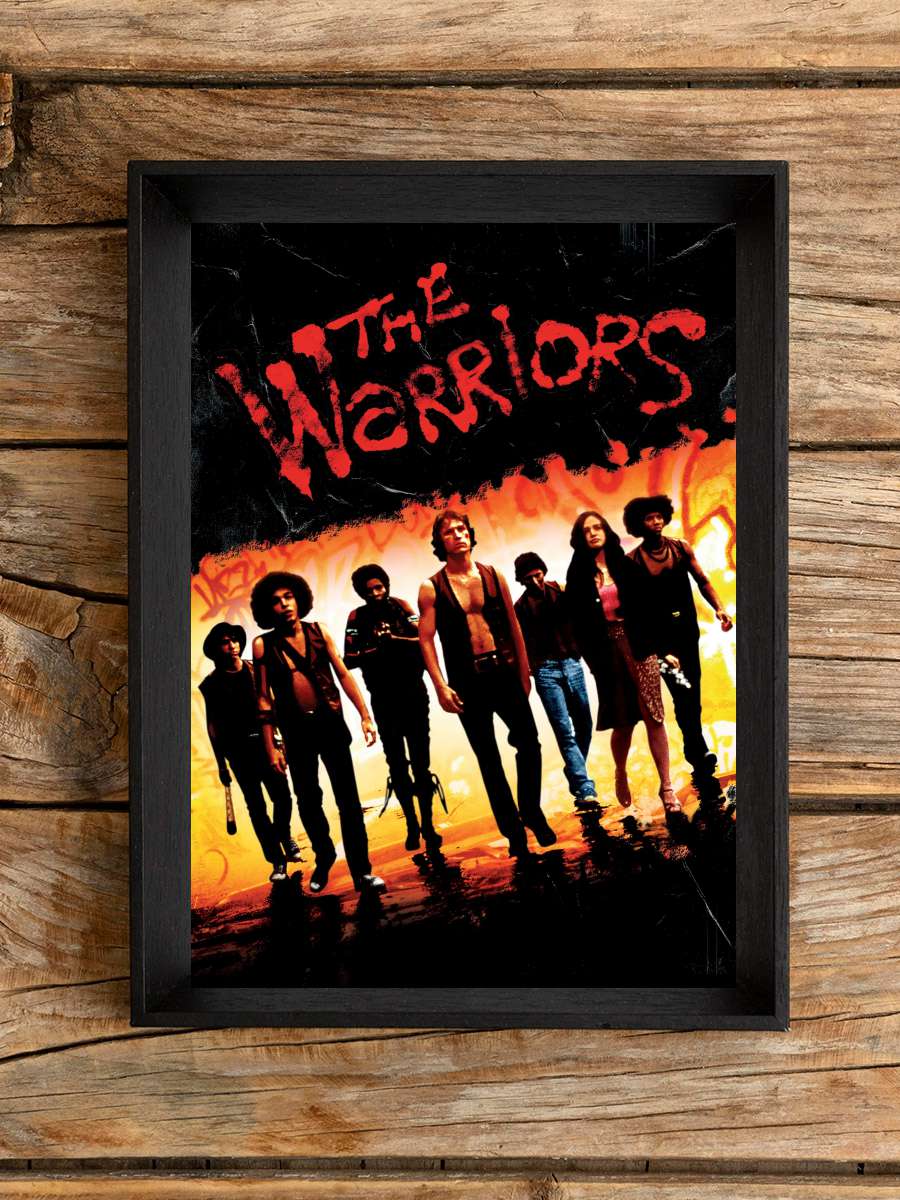 Savaşçılar - The Warriors Film Tablo Siyah Çerçeveli Film Poster Afiş Tablo