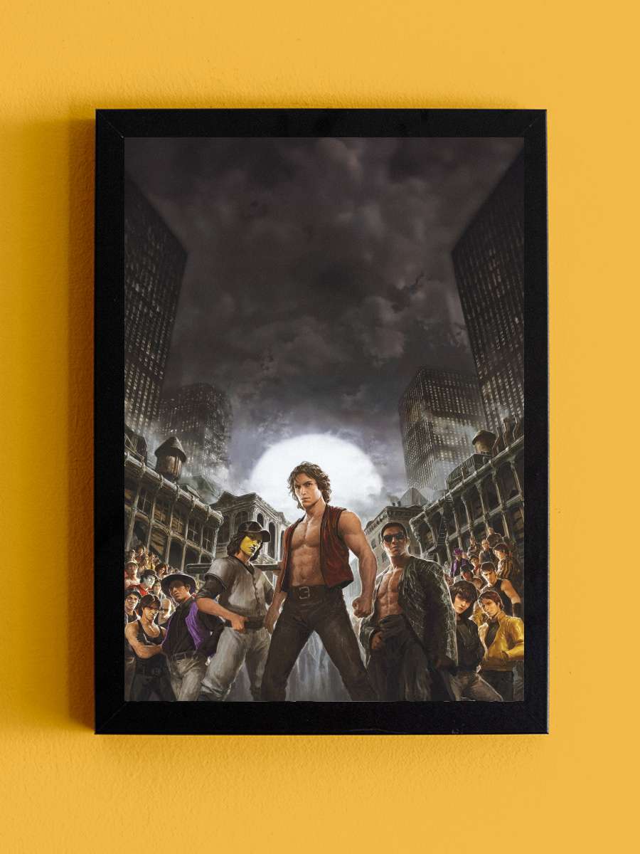 Savaşçılar - The Warriors Film Tablo Siyah Çerçeveli Film Poster Afiş Tablo