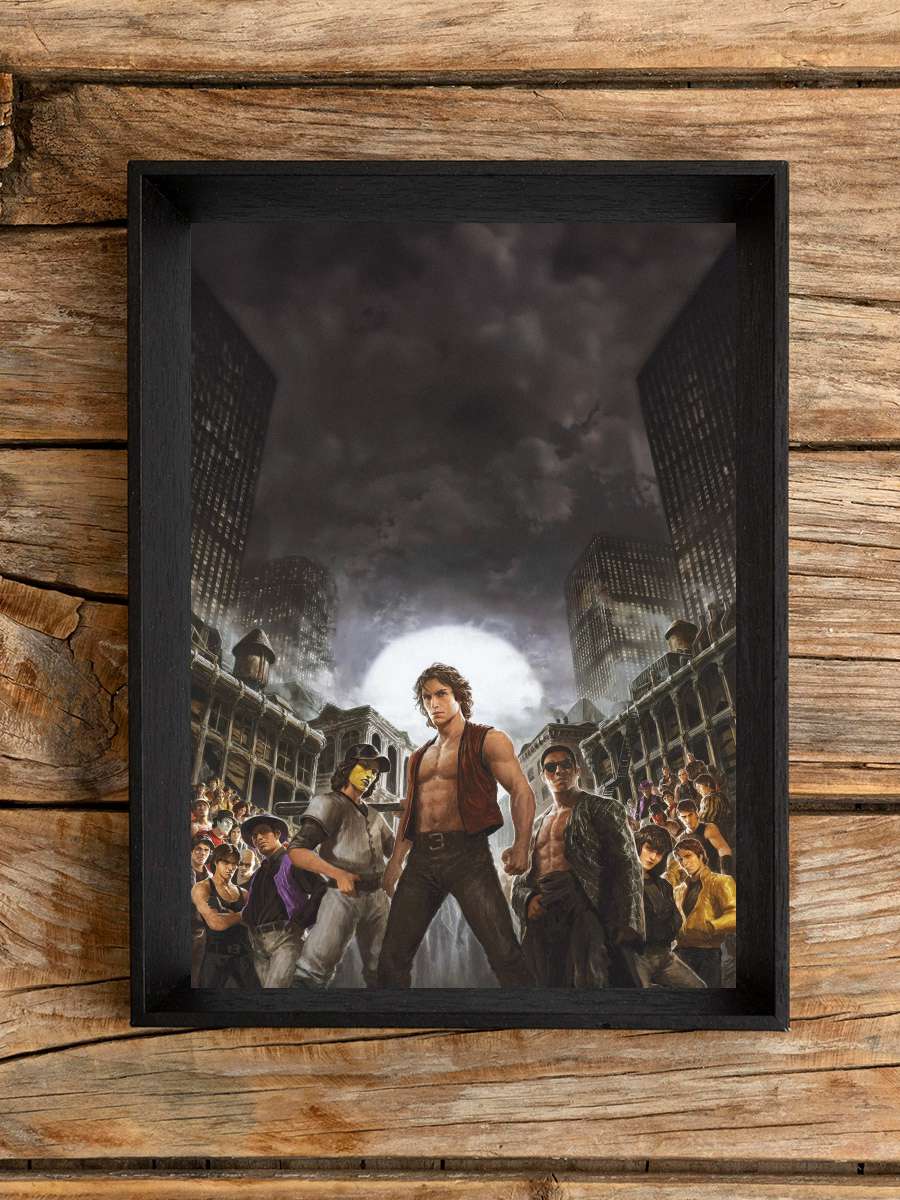 Savaşçılar - The Warriors Film Tablo Siyah Çerçeveli Film Poster Afiş Tablo