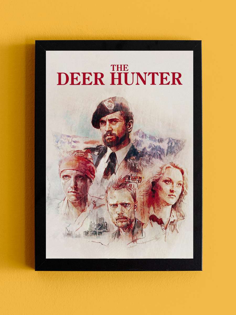 Avcı - The Deer Hunter Film Tablo Siyah Çerçeveli Film Poster Afiş Tablo