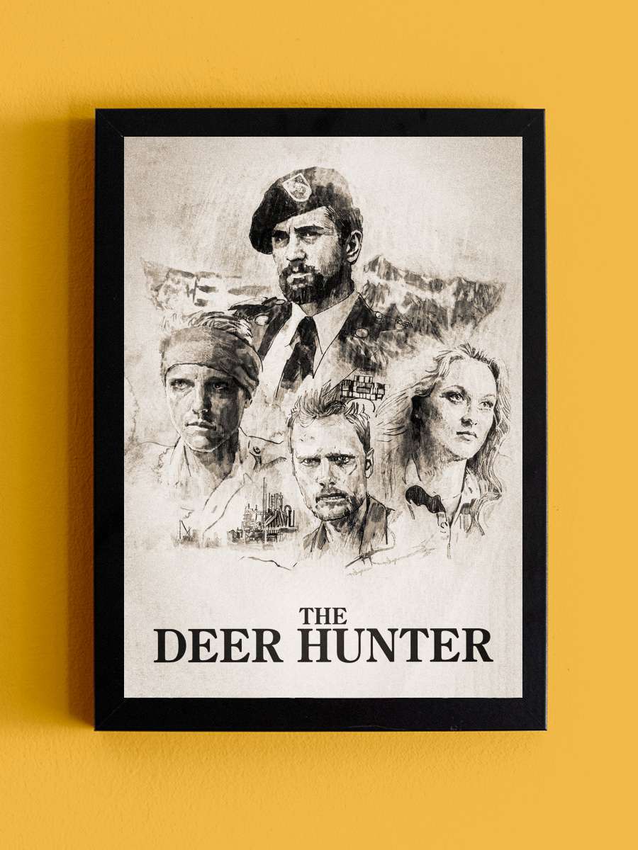 Avcı - The Deer Hunter Film Tablo Siyah Çerçeveli Film Poster Afiş Tablo