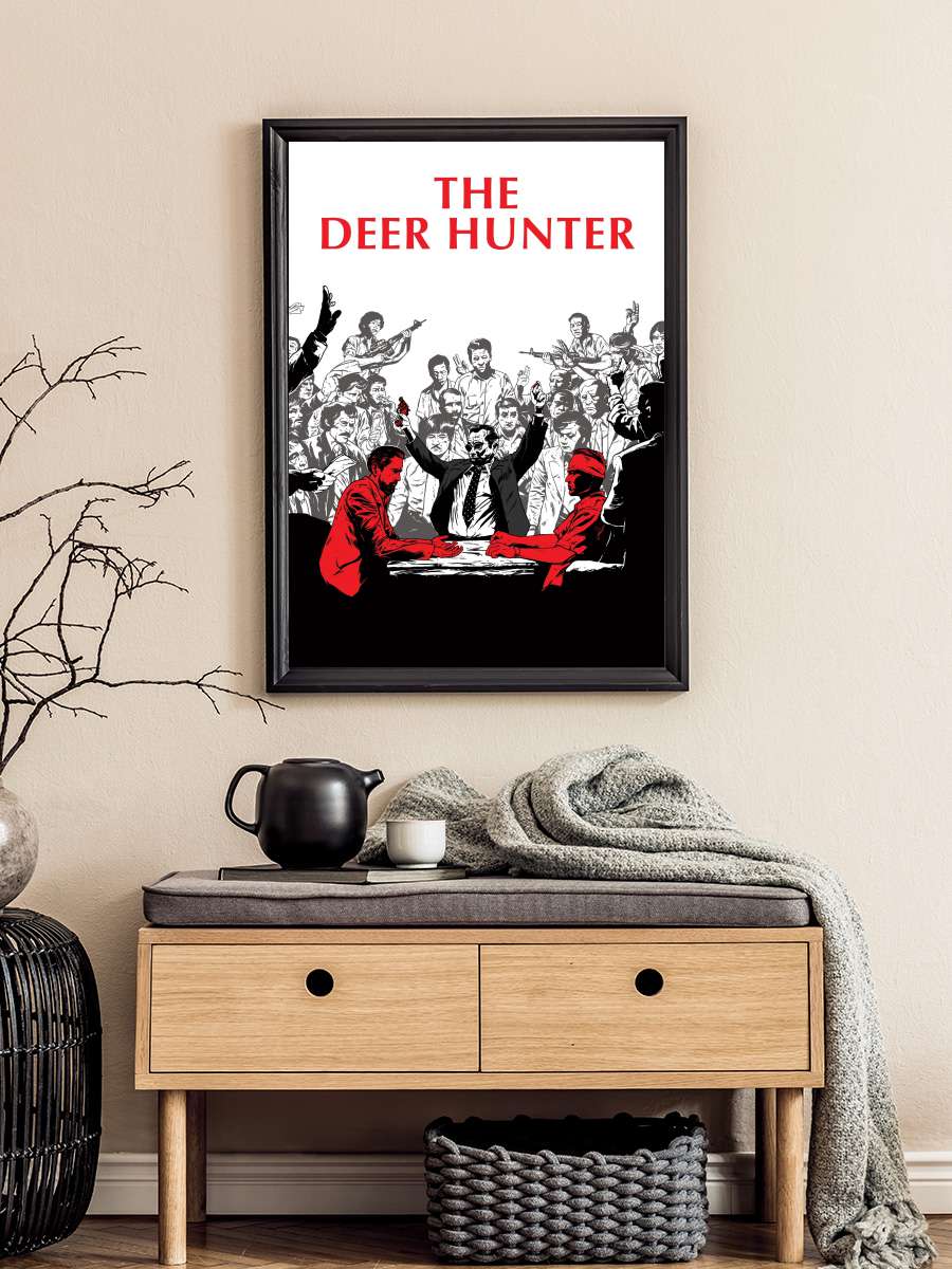 Avcı - The Deer Hunter Film Tablo Siyah Çerçeveli Film Poster Afiş Tablo