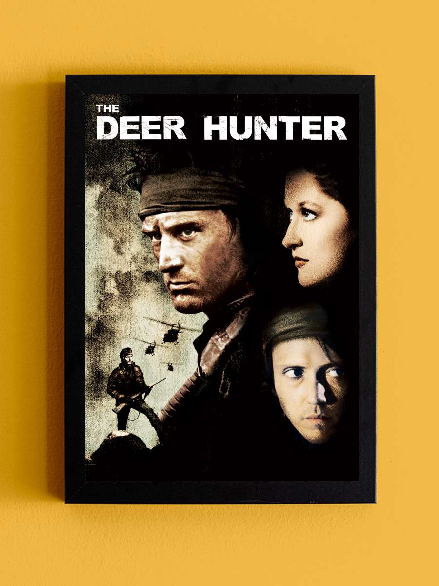 Avcı - The Deer Hunter Film Tablo Siyah Çerçeveli Film Poster Afiş Tablo