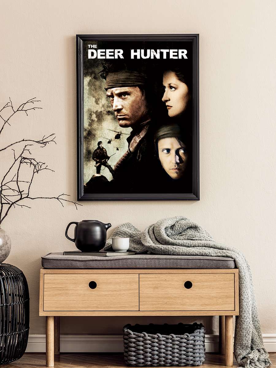 Avcı - The Deer Hunter Film Tablo Siyah Çerçeveli Film Poster Afiş Tablo