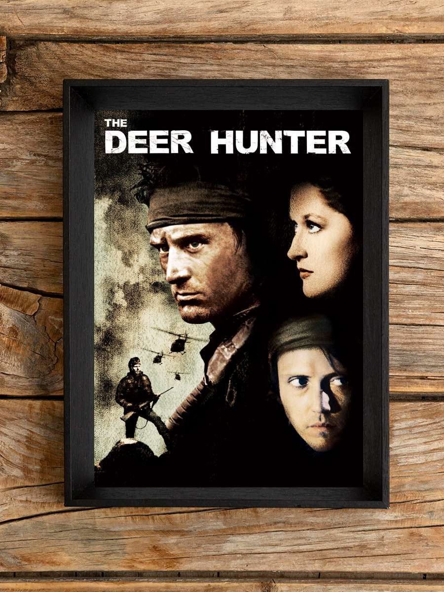 Avcı - The Deer Hunter Film Tablo Siyah Çerçeveli Film Poster Afiş Tablo