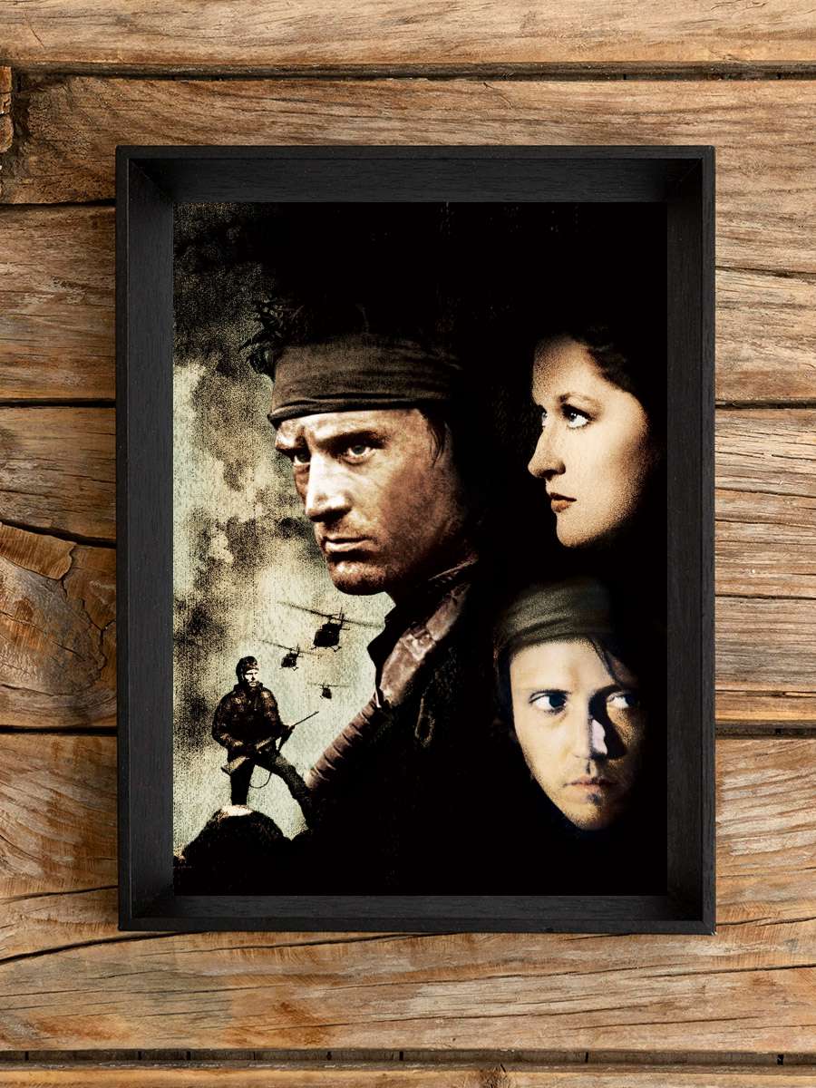 Avcı - The Deer Hunter Film Tablo Siyah Çerçeveli Film Poster Afiş Tablo