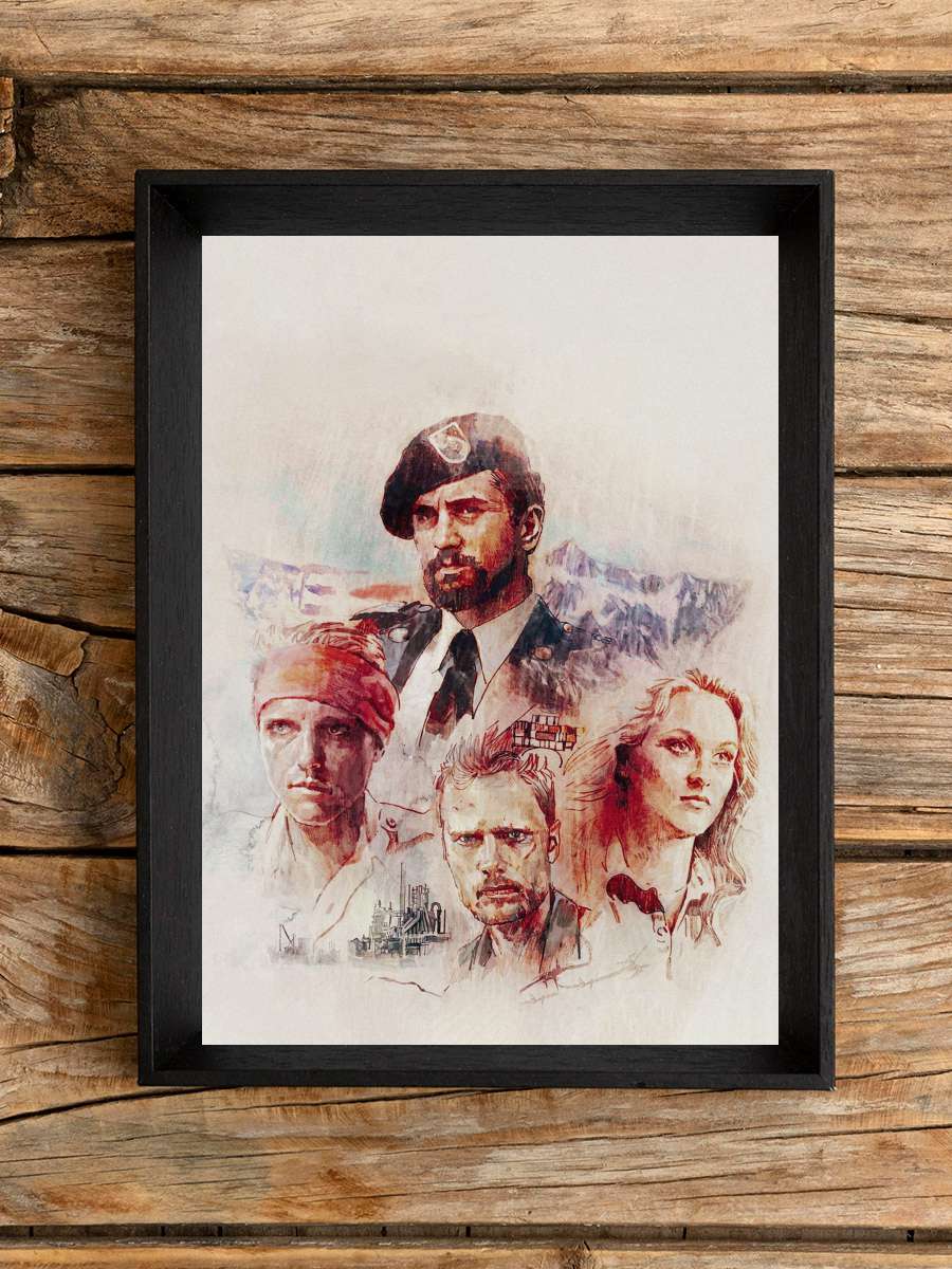 Avcı - The Deer Hunter Film Tablo Siyah Çerçeveli Film Poster Afiş Tablo