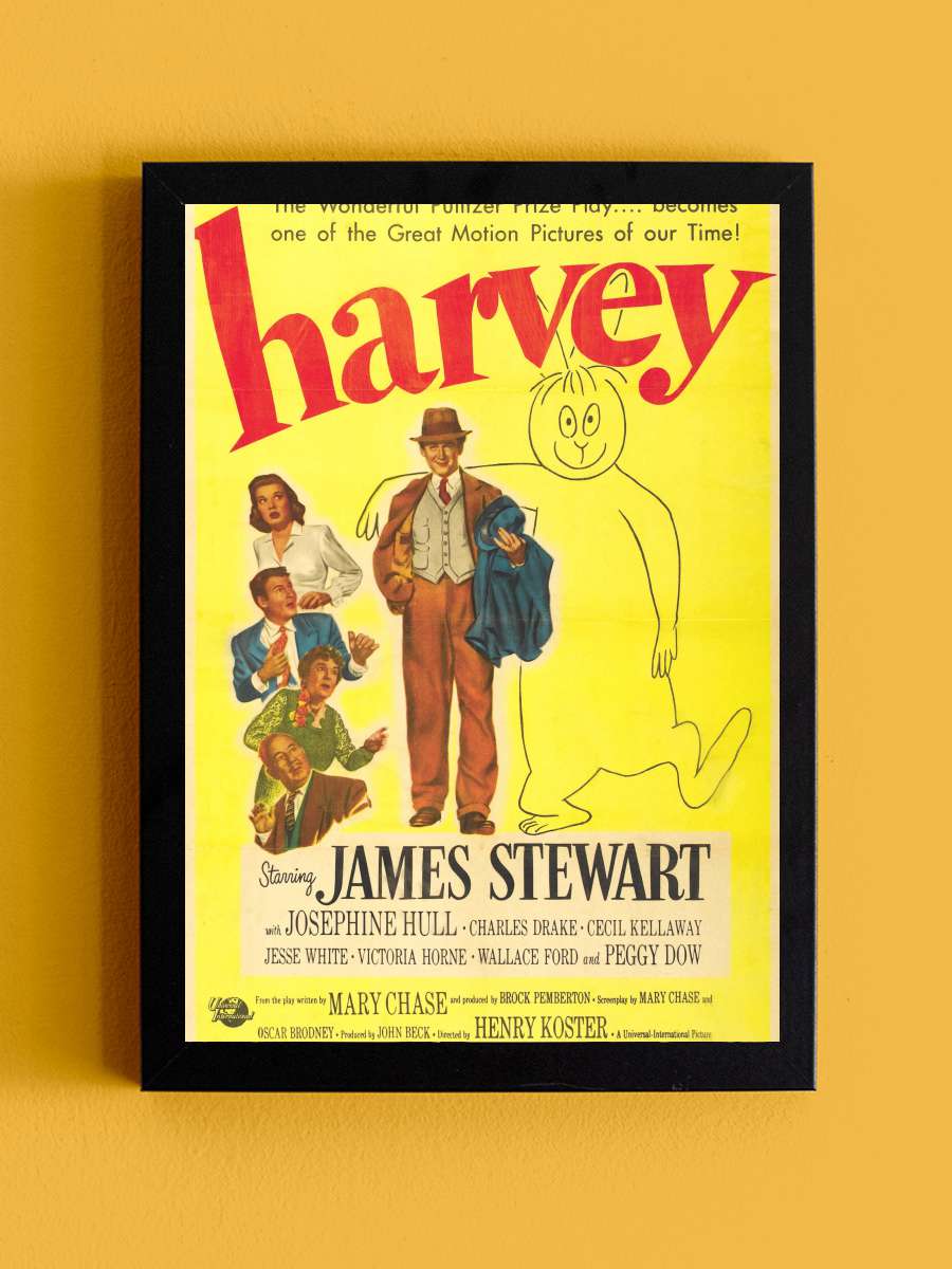 Harvey Film Tablo Siyah Çerçeveli Film Poster Afiş Tablo