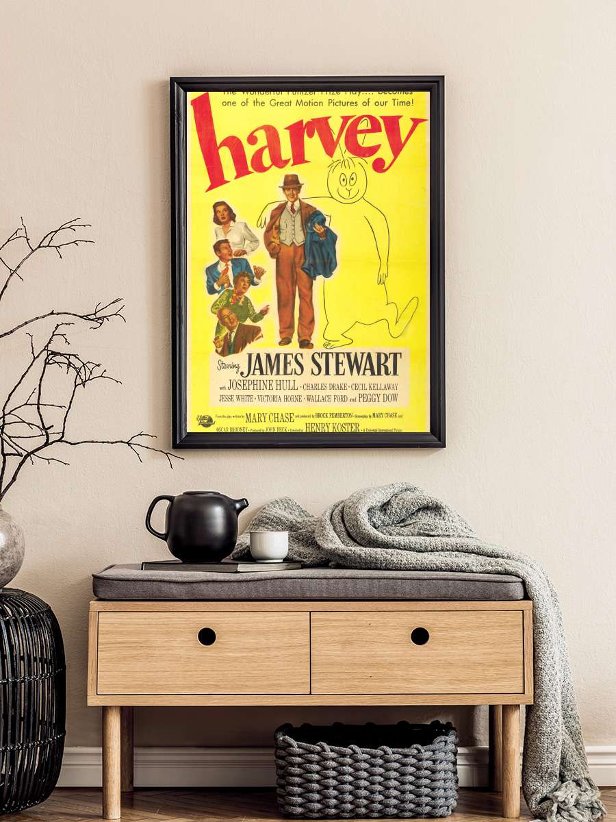 Harvey Film Tablo Siyah Çerçeveli Film Poster Afiş Tablo