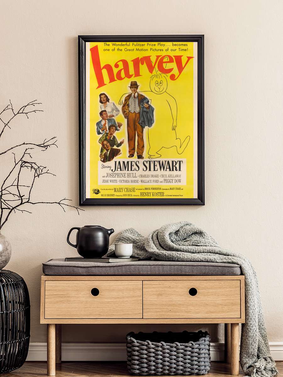 Harvey Film Tablo Siyah Çerçeveli Film Poster Afiş Tablo