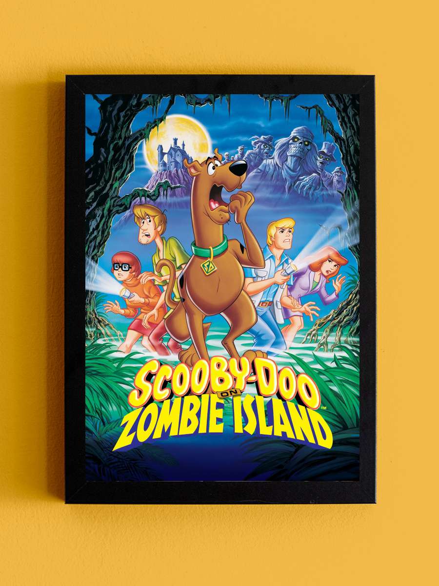 Scooby-Doo!: Zombi Adasında - Scooby-Doo on Zombie Island Film Tablo Siyah Çerçeveli Film Poster Afiş Tablo