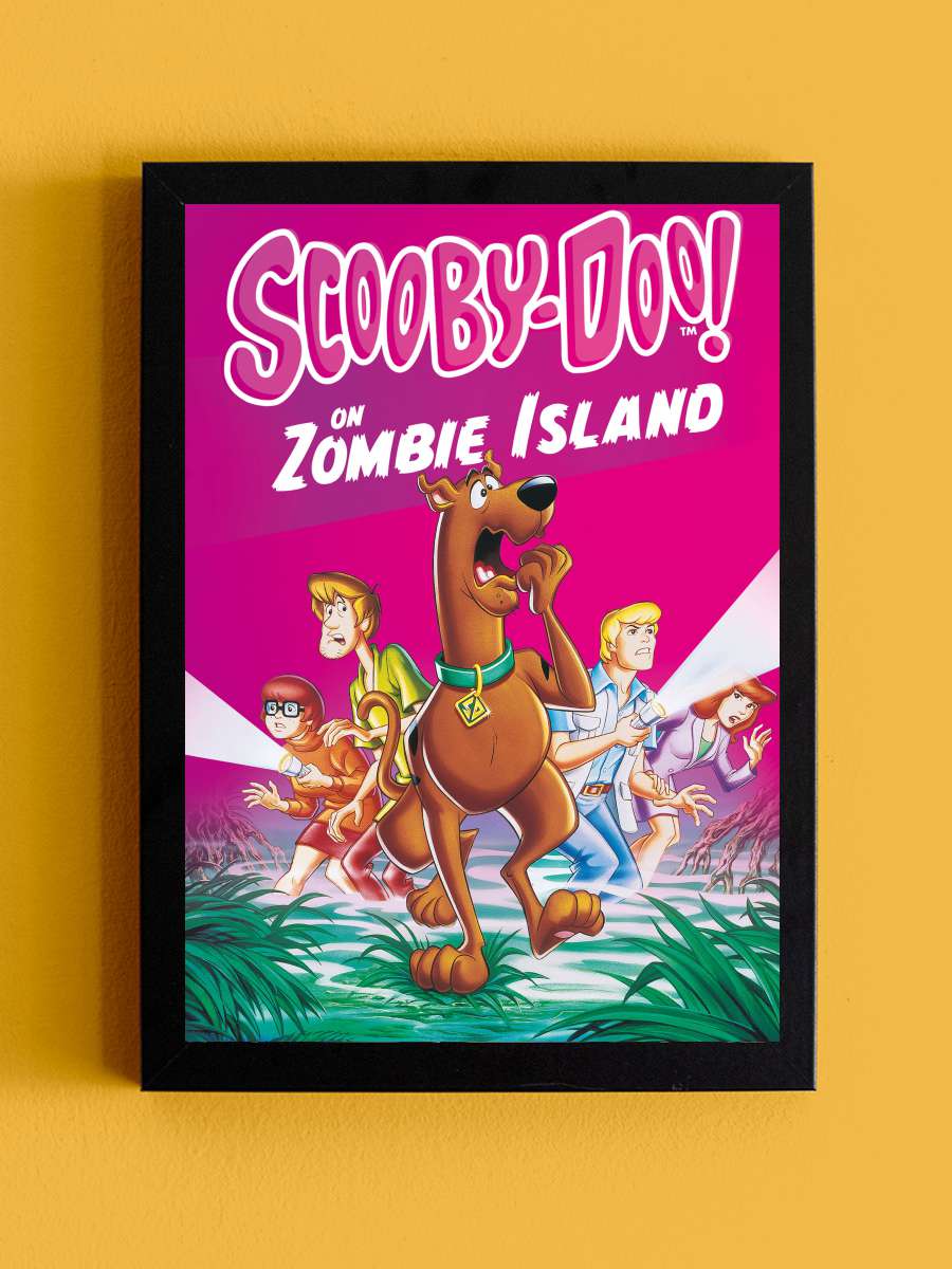 Scooby-Doo!: Zombi Adasında - Scooby-Doo on Zombie Island Film Tablo Siyah Çerçeveli Film Poster Afiş Tablo