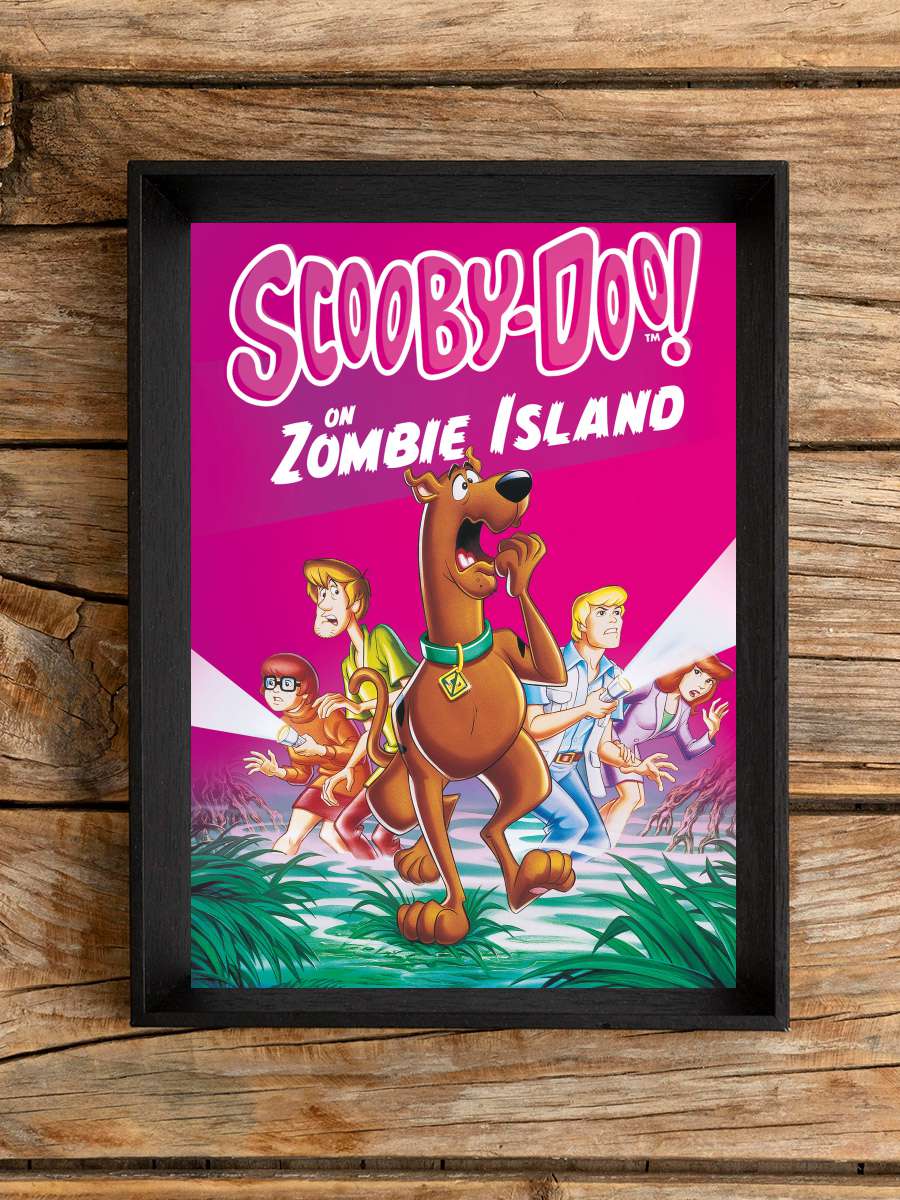 Scooby-Doo!: Zombi Adasında - Scooby-Doo on Zombie Island Film Tablo Siyah Çerçeveli Film Poster Afiş Tablo