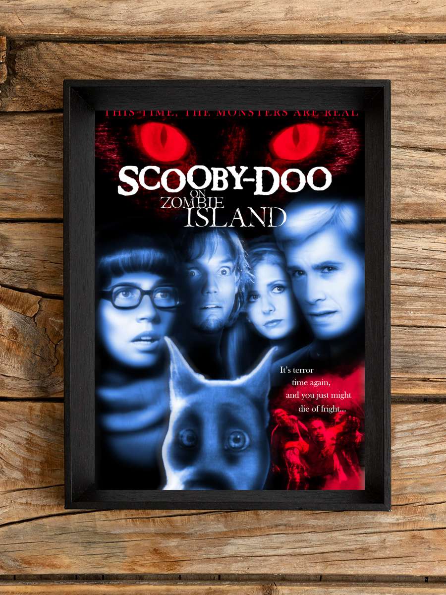 Scooby-Doo!: Zombi Adasında - Scooby-Doo on Zombie Island Film Tablo Siyah Çerçeveli Film Poster Afiş Tablo