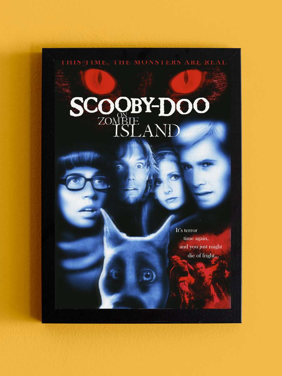 Scooby-Doo!: Zombi Adasında - Scooby-Doo on Zombie Island Film Tablo Siyah Çerçeveli Film Poster Afiş Tablo