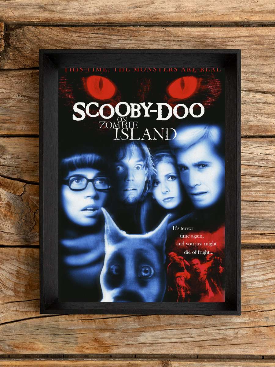 Scooby-Doo!: Zombi Adasında - Scooby-Doo on Zombie Island Film Tablo Siyah Çerçeveli Film Poster Afiş Tablo