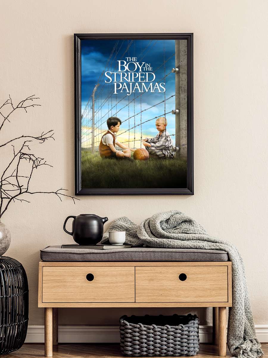 Çizgili Pijamalı Çocuk - The Boy in the Striped Pyjamas Film Tablo Siyah Çerçeveli Film Poster Afiş Tablo