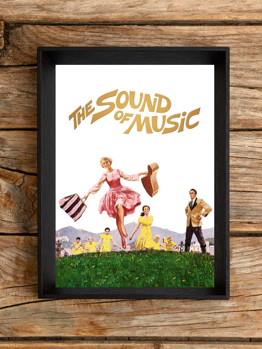 Neşeli Günler - The Sound of Music Film Tablo Siyah Çerçeveli Film Poster Afiş Tablo