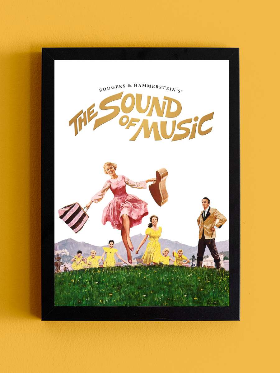 Neşeli Günler - The Sound of Music Film Tablo Siyah Çerçeveli Film Poster Afiş Tablo