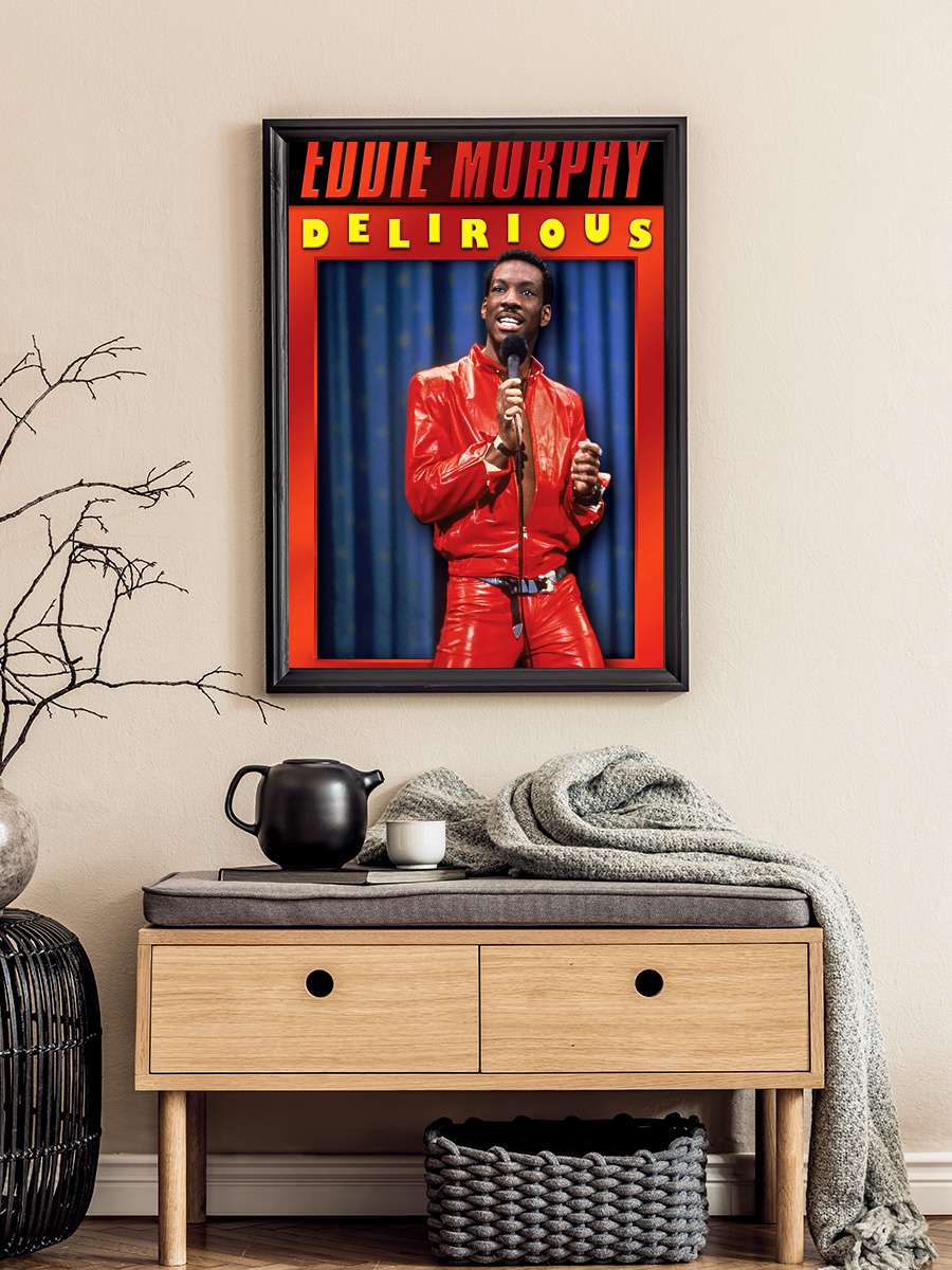 Eddie Murphy: Delirious Film Tablo Siyah Çerçeveli Film Poster Afiş Tablo