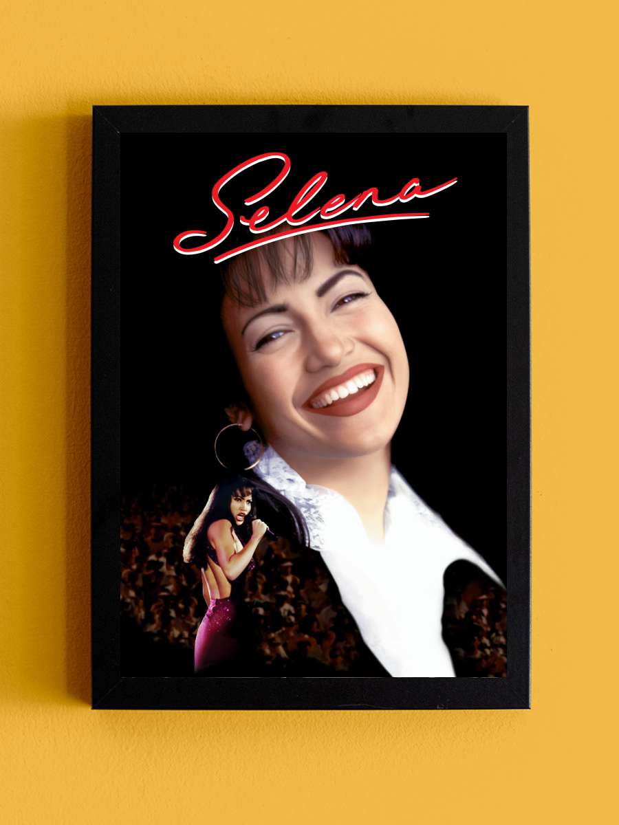 Selena Film Tablo Siyah Çerçeveli Film Poster Afiş Tablo