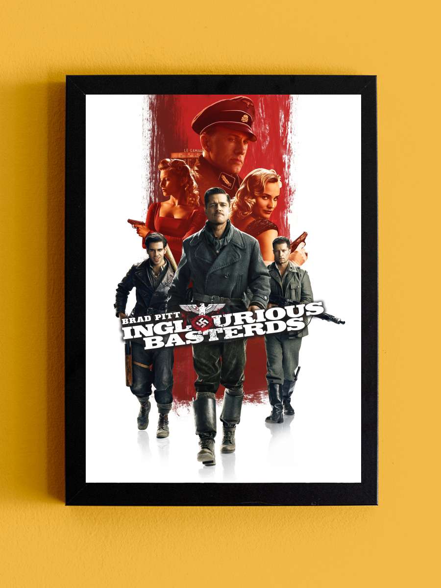 Soysuzlar Çetesi - Inglourious Basterds Film Tablo Siyah Çerçeveli Film Poster Afiş Tablo