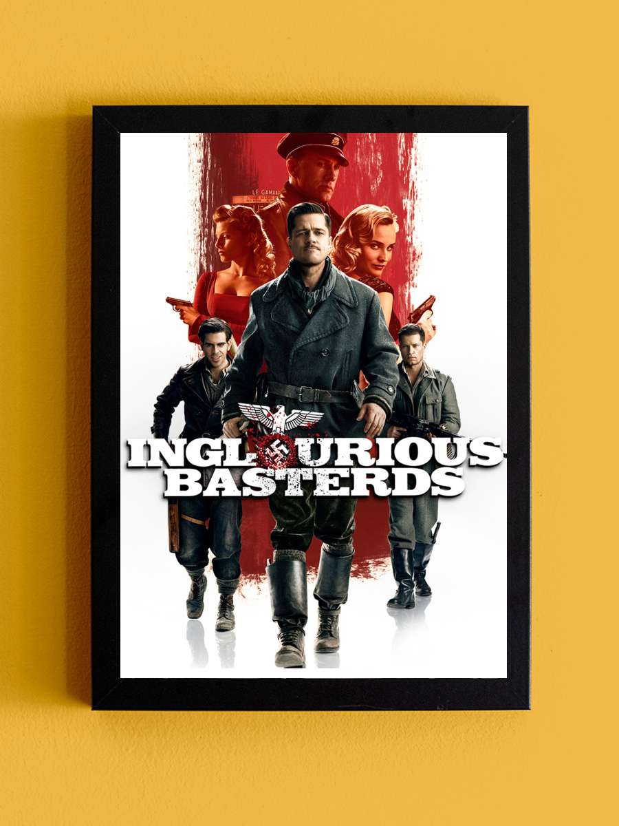 Soysuzlar Çetesi - Inglourious Basterds Film Tablo Siyah Çerçeveli Film Poster Afiş Tablo