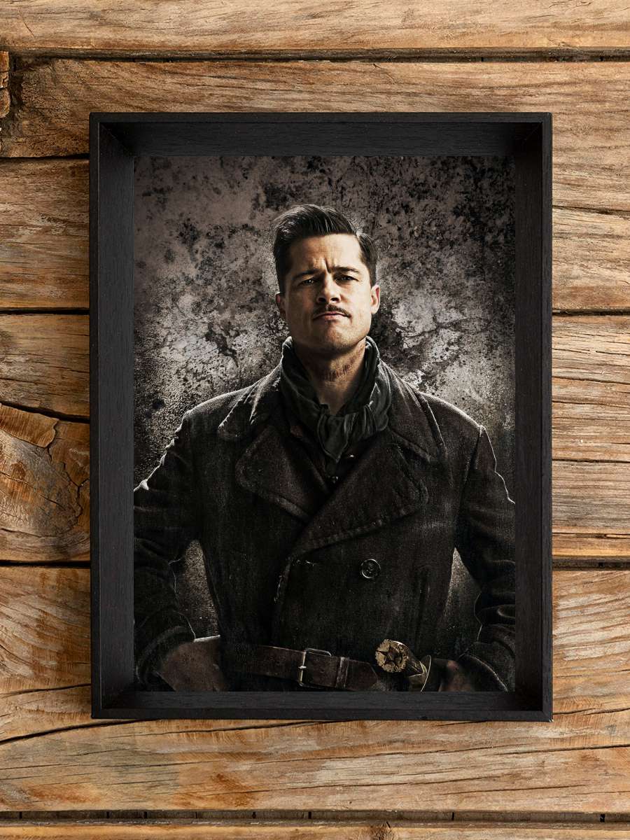 Soysuzlar Çetesi - Inglourious Basterds Film Tablo Siyah Çerçeveli Film Poster Afiş Tablo