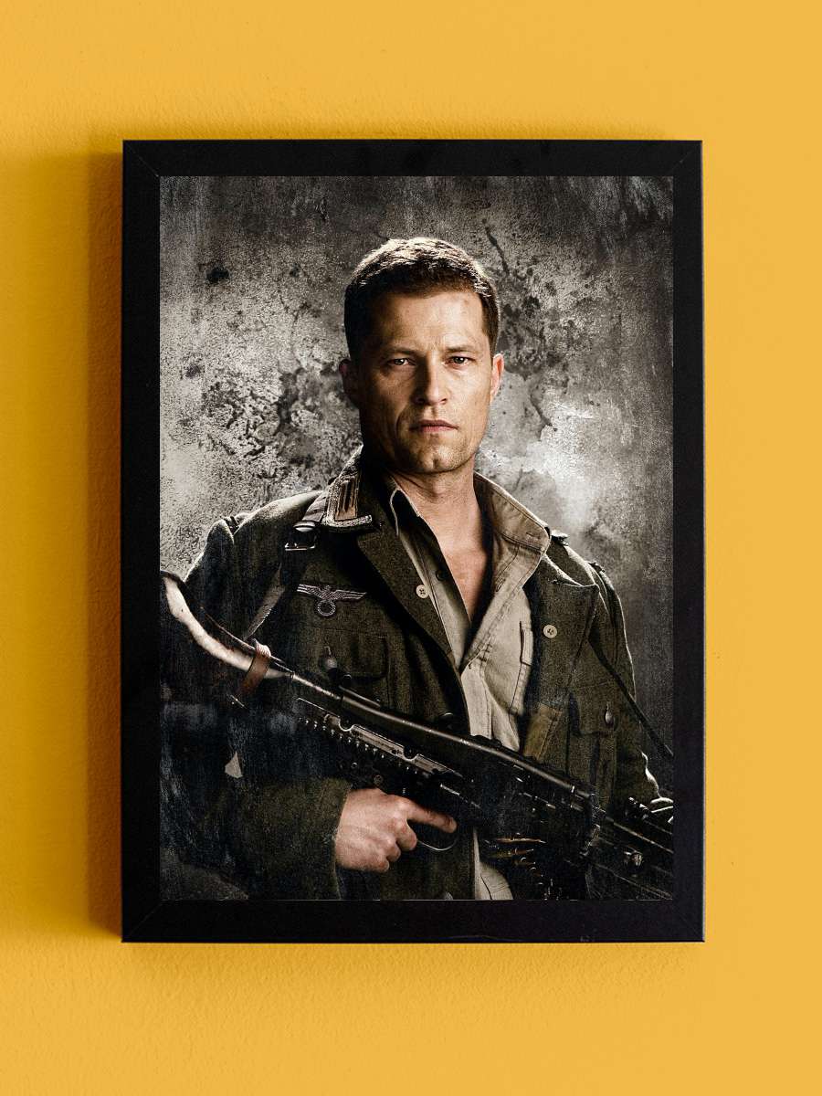 Soysuzlar Çetesi - Inglourious Basterds Film Tablo Siyah Çerçeveli Film Poster Afiş Tablo