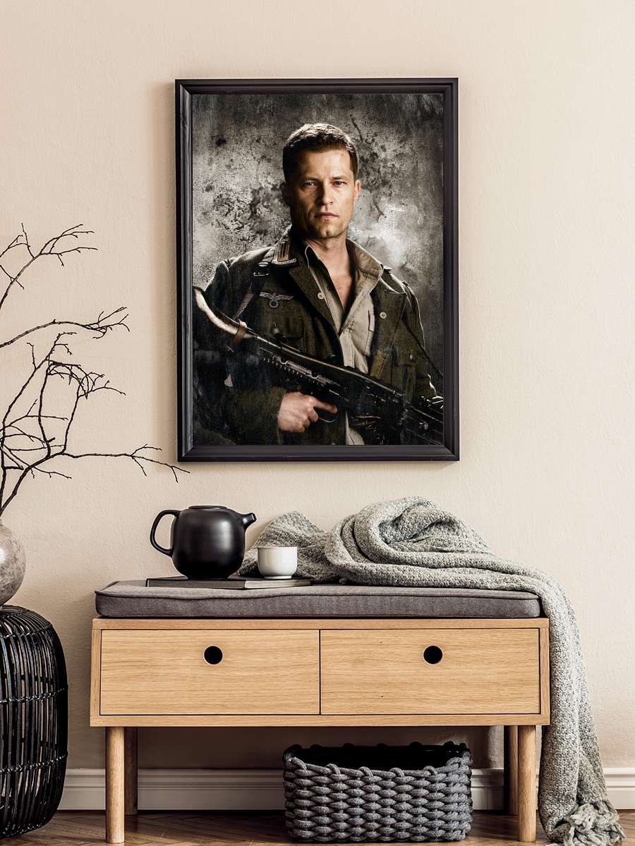 Soysuzlar Çetesi - Inglourious Basterds Film Tablo Siyah Çerçeveli Film Poster Afiş Tablo