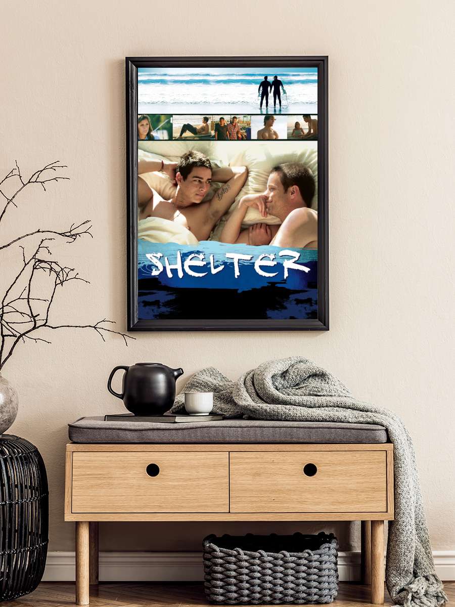 Shelter Film Tablo Siyah Çerçeveli Film Poster Afiş Tablo