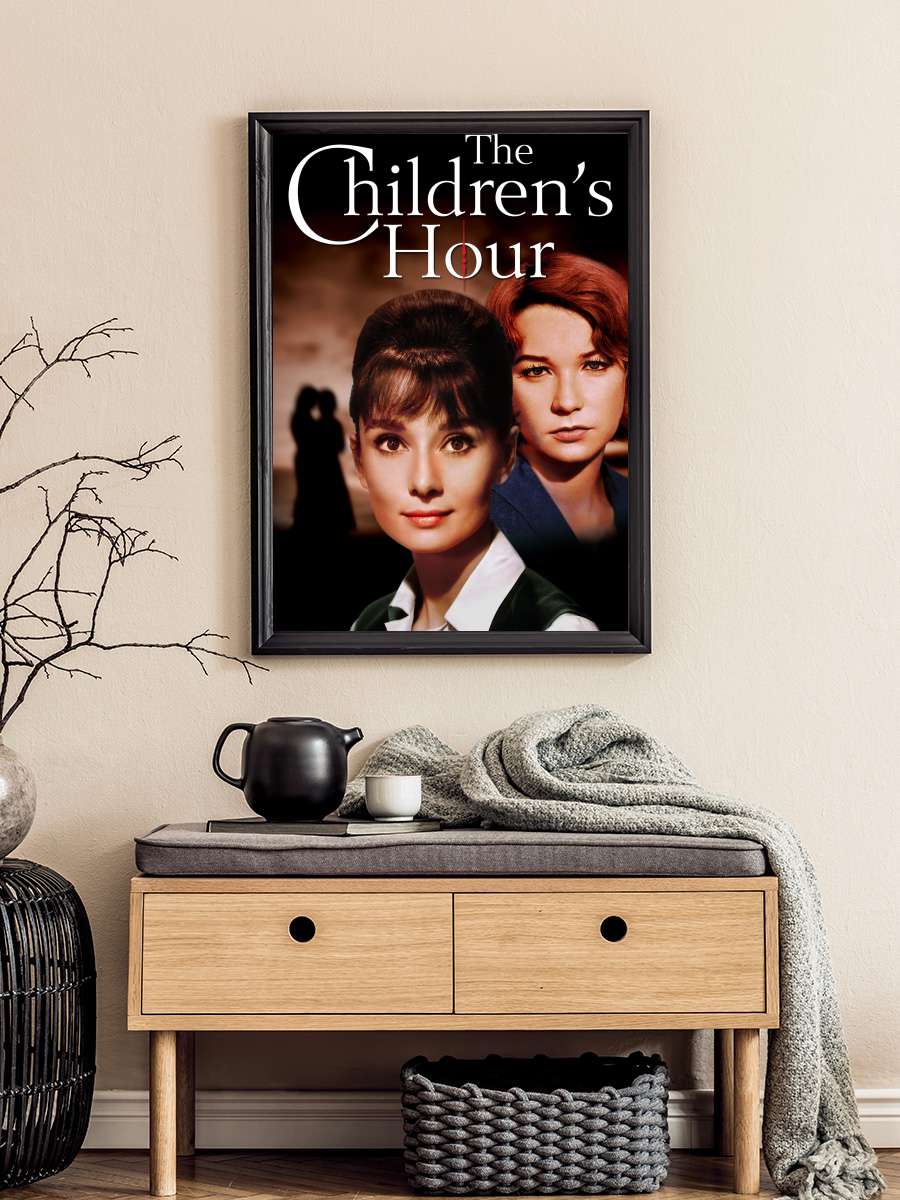 The Children's Hour Film Tablo Siyah Çerçeveli Film Poster Afiş Tablo