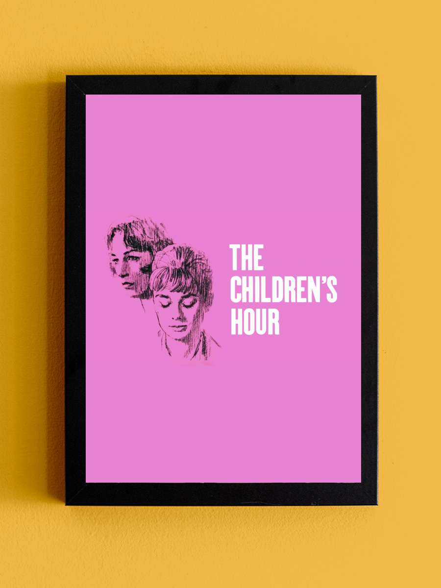 The Children's Hour Film Tablo Siyah Çerçeveli Film Poster Afiş Tablo