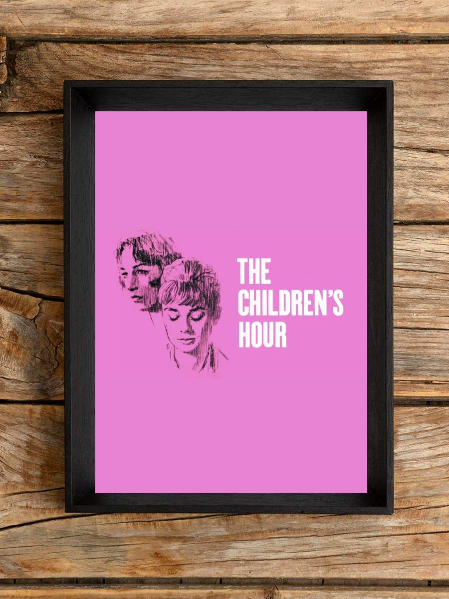 The Children's Hour Film Tablo Siyah Çerçeveli Film Poster Afiş Tablo