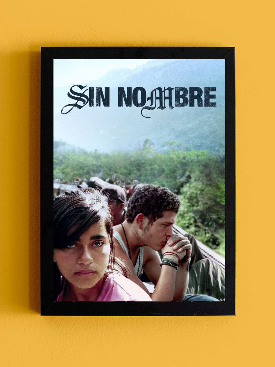 İsimsiz - Sin nombre Film Tablo Siyah Çerçeveli Film Poster Afiş Tablo