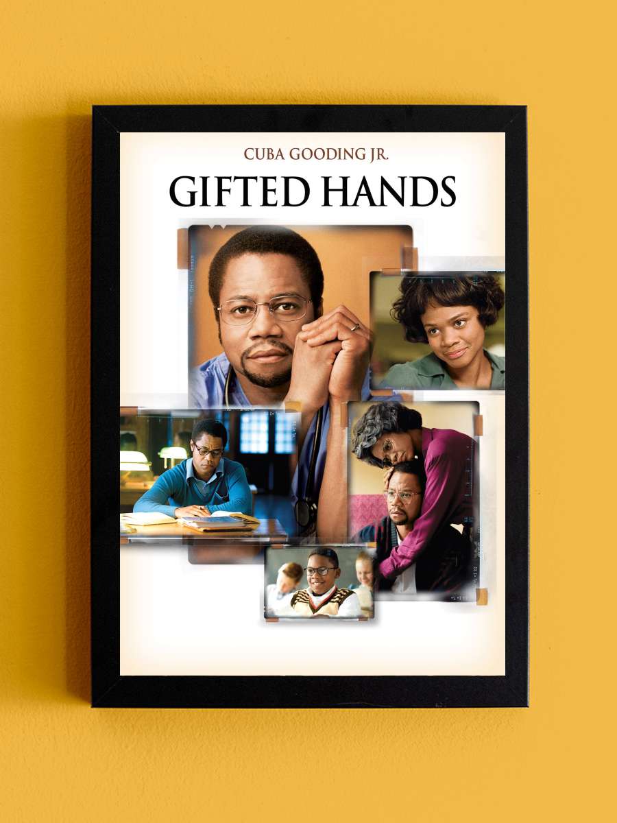 Yetenekli Eller: Ben Carson'ın Öyküsü - Gifted Hands: The Ben Carson Story Film Tablo Siyah Çerçeveli Film Poster Afiş Tablo