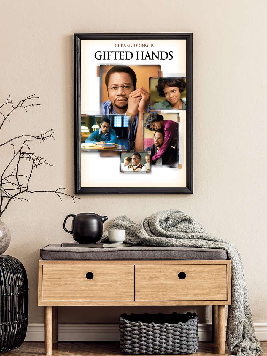 Yetenekli Eller: Ben Carson'ın Öyküsü - Gifted Hands: The Ben Carson Story Film Tablo Siyah Çerçeveli Film Poster Afiş Tablo