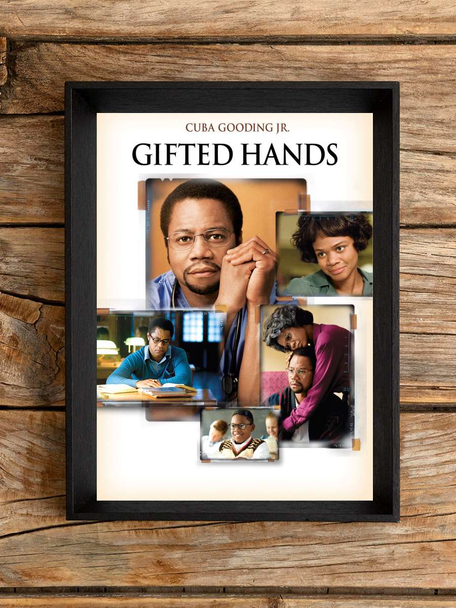 Yetenekli Eller: Ben Carson'ın Öyküsü - Gifted Hands: The Ben Carson Story Film Tablo Siyah Çerçeveli Film Poster Afiş Tablo