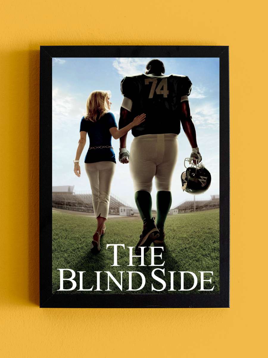 Kör Nokta - The Blind Side Film Tablo Siyah Çerçeveli Film Poster Afiş Tablo