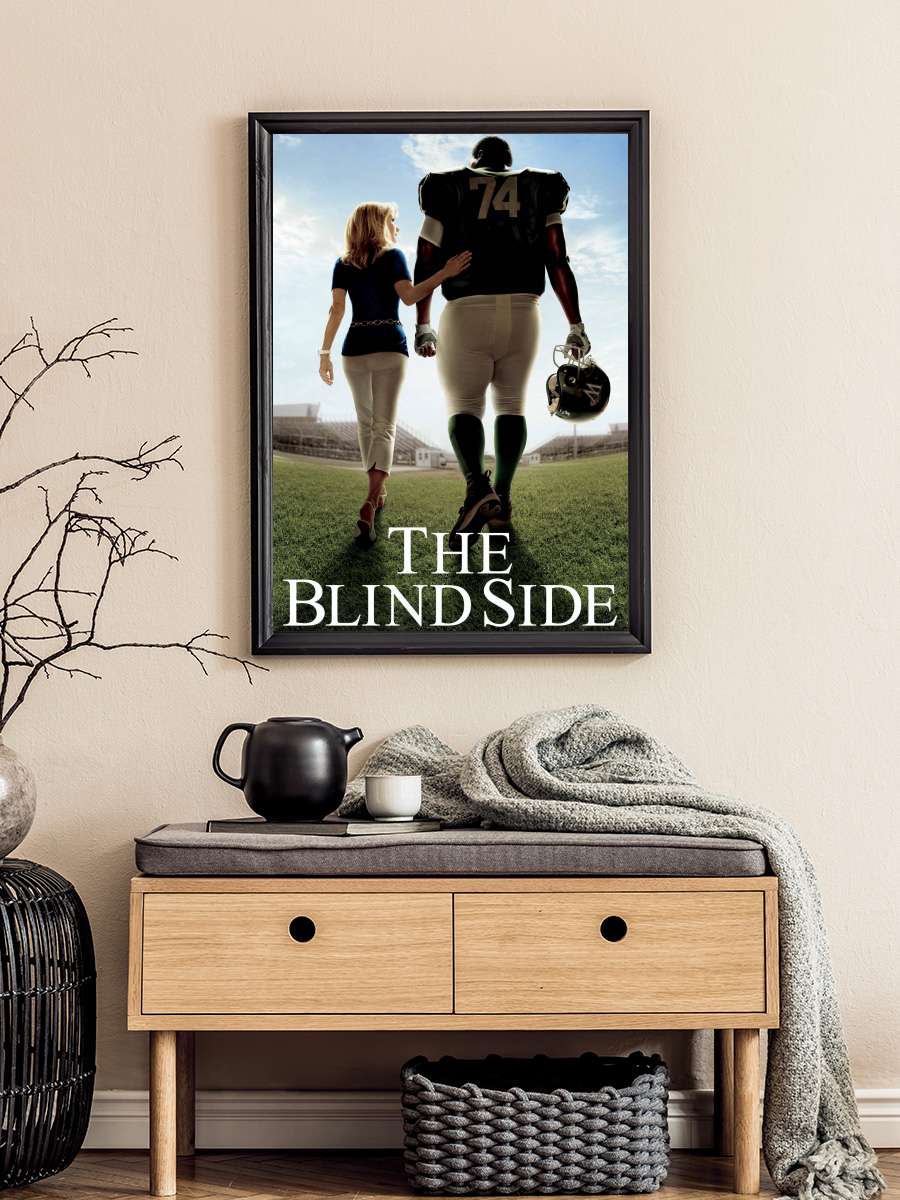 Kör Nokta - The Blind Side Film Tablo Siyah Çerçeveli Film Poster Afiş Tablo