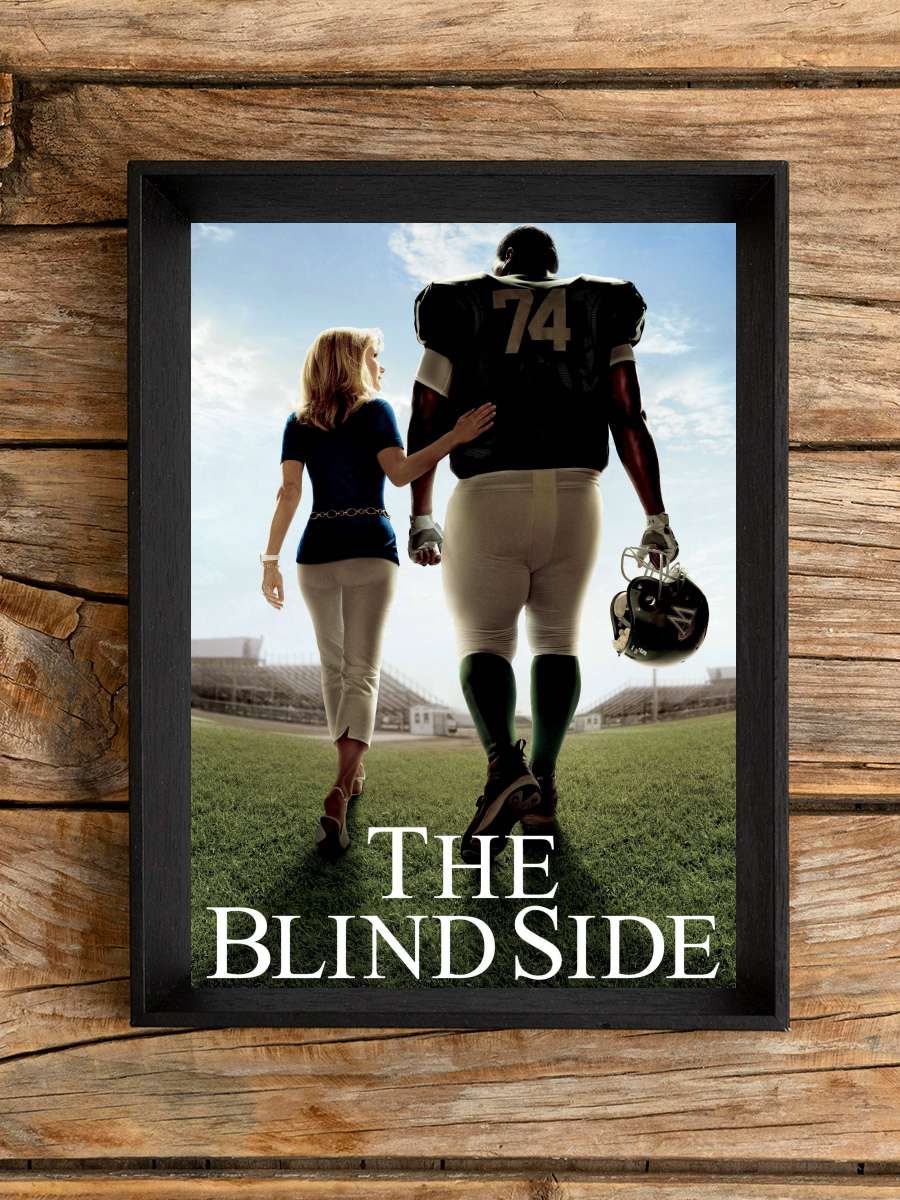 Kör Nokta - The Blind Side Film Tablo Siyah Çerçeveli Film Poster Afiş Tablo