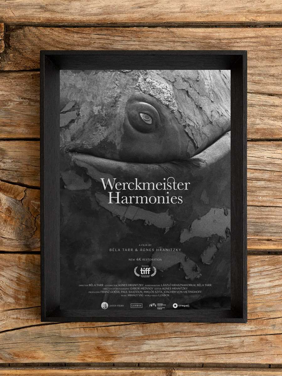 Werckmeister harmóniák Film Tablo Siyah Çerçeveli Film Poster Afiş Tablo